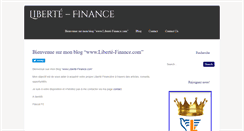 Desktop Screenshot of liberte-finance.com